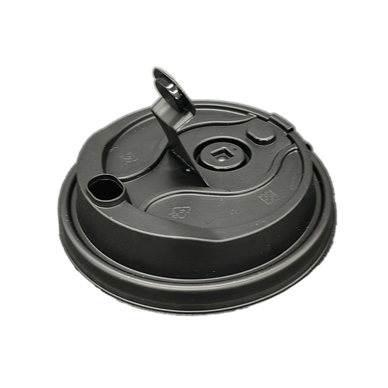 PP Plastic Flat Lid for Bubble Tea Cup